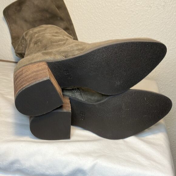 NWOT BP Luke Over-the-Knee Boot (Women) brown boots block heel chunky heel‎ - Picture 7 of 7